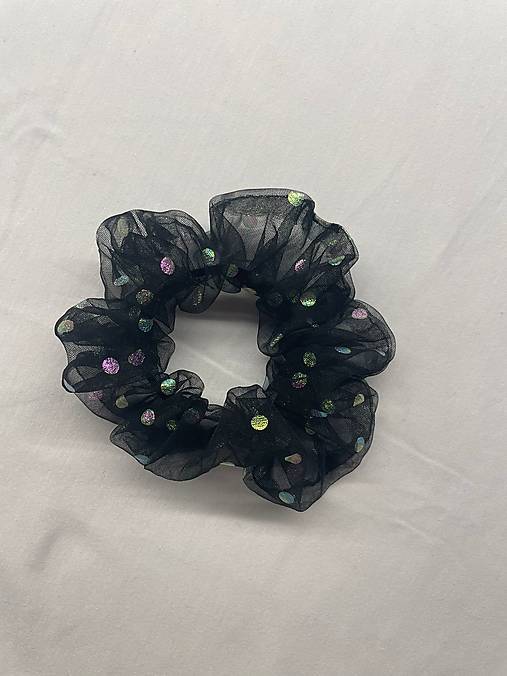 Ozdoby do vlasov - Tylová scrunchie - 17122202_