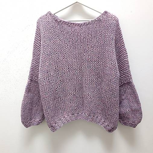 Svetre a kardigány - oversize ľahučký svetrík  - 17123805_