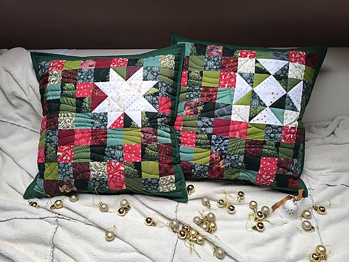 Vianočný vankúš (Biela hviezda)