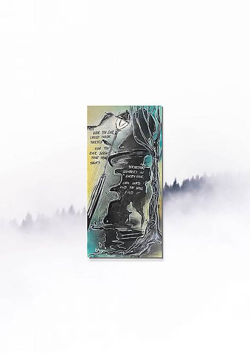 Obrazy - FIND YOURSELF - nájdi sám seba - 17125230_