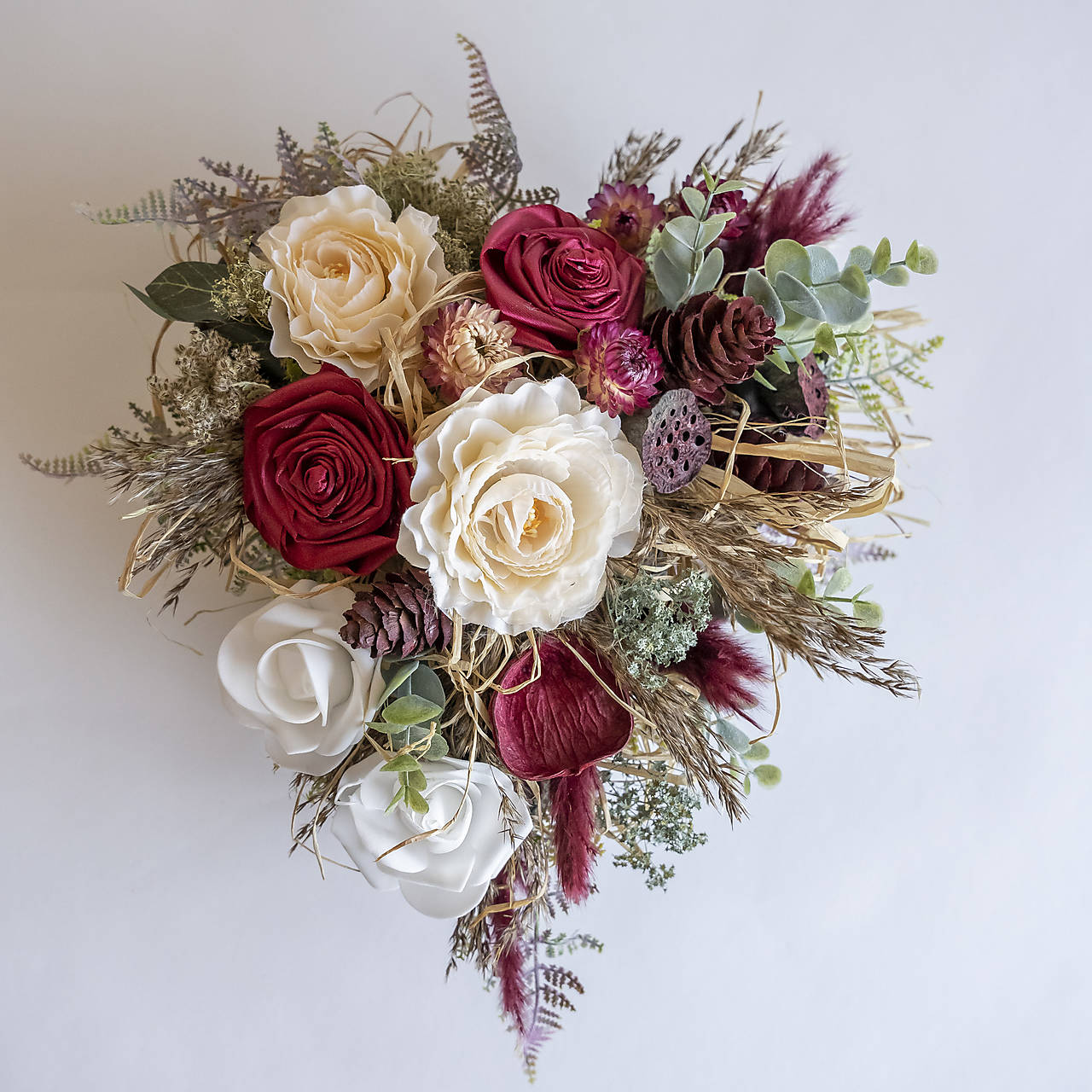 Aranžmán na hrob- srdiečko