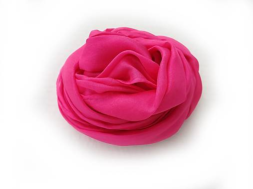 Šály a nákrčníky - "pink"  hodvábny šál skladom:-)) - 17123921_