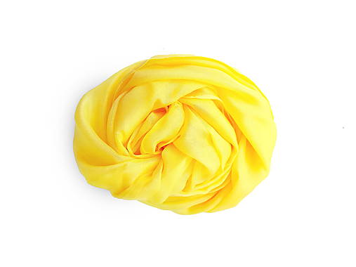 Šály a nákrčníky - "lemon" hodvábny šál skladom - 17124056_