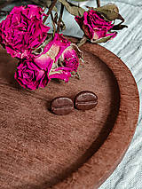  - Napichovacie náušnice COFFEE - 17127822_