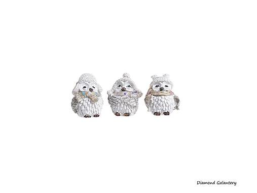 Polotovary - 	Sovička - 5 cm - 17125759_