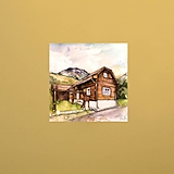 Obrazy - Drevenica (30 z 40 cm bez rámu, 40 z 50 cm s rámom) - 17126304_