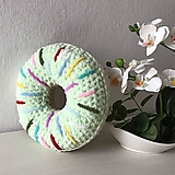 Hračky - * malý DONUT * pastelovozelený : z Puffy Fine - 17126989_