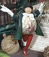 Dekorácie - Guľka- Pán Elegán LUCERNA - 17125689_