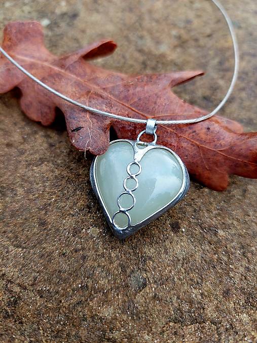 Náhrdelníky - Zlaté srdce - 17130553_