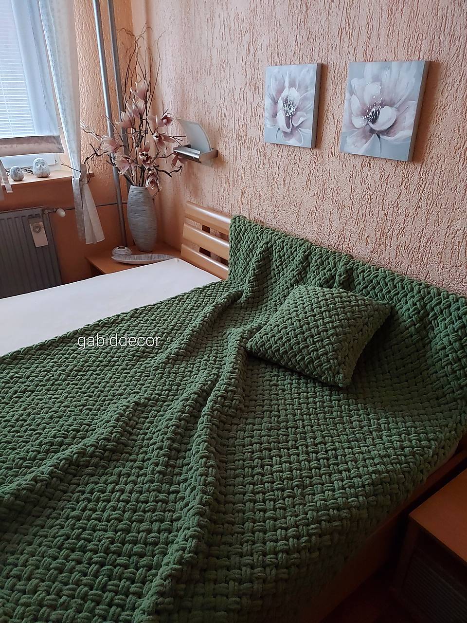 Jemnučká a ľahká deka/prehozy na sedaciu súpravu z priadze alize puffy