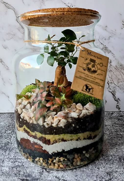 Dekorácie - Florárium - len osobný odber BA - 17130265_