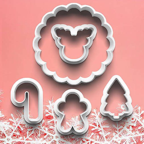 Príbory, varešky, pomôcky - Linecké – Sada vykrajovatiek 5ks (Linecké – Sada vykrajovatiek 5ks 0730-SET) - 17128368_