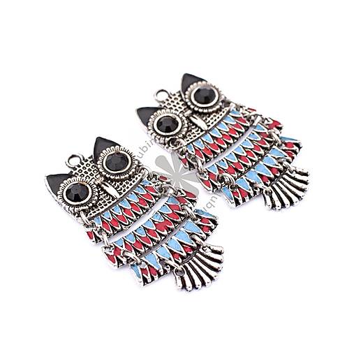 Komponenty - (2542) Sova, 48 x 21 mm - 1 ks - 17132275_