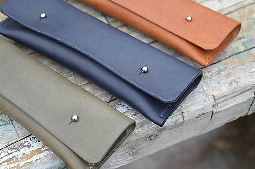 Taštičky - Kožený peračník - 17133662_