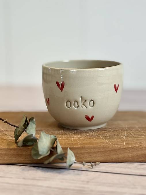 Love - pohárik cappuccino ocko (200ml, bez uška)