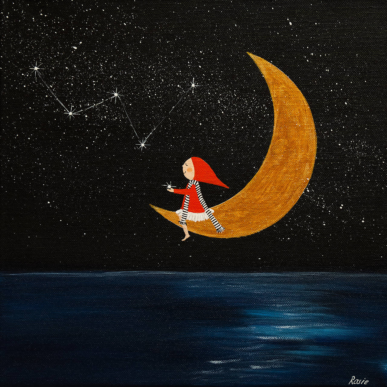 Red a Kasiopeja, Giclée art print 40x50