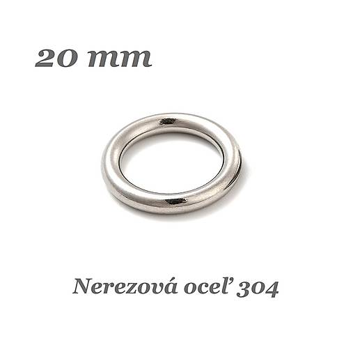 Komponenty - Konektor krúžok /M7149/ - nerezová oceľ 304 - 17134746_