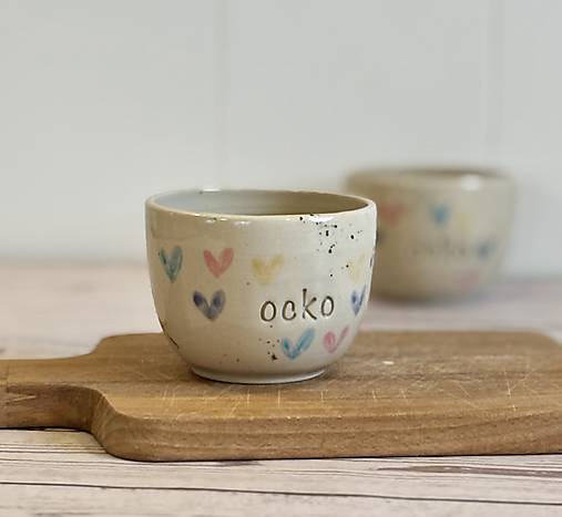 Srdiečka - pohárik cappuccino ocko (200ml, bez uška)