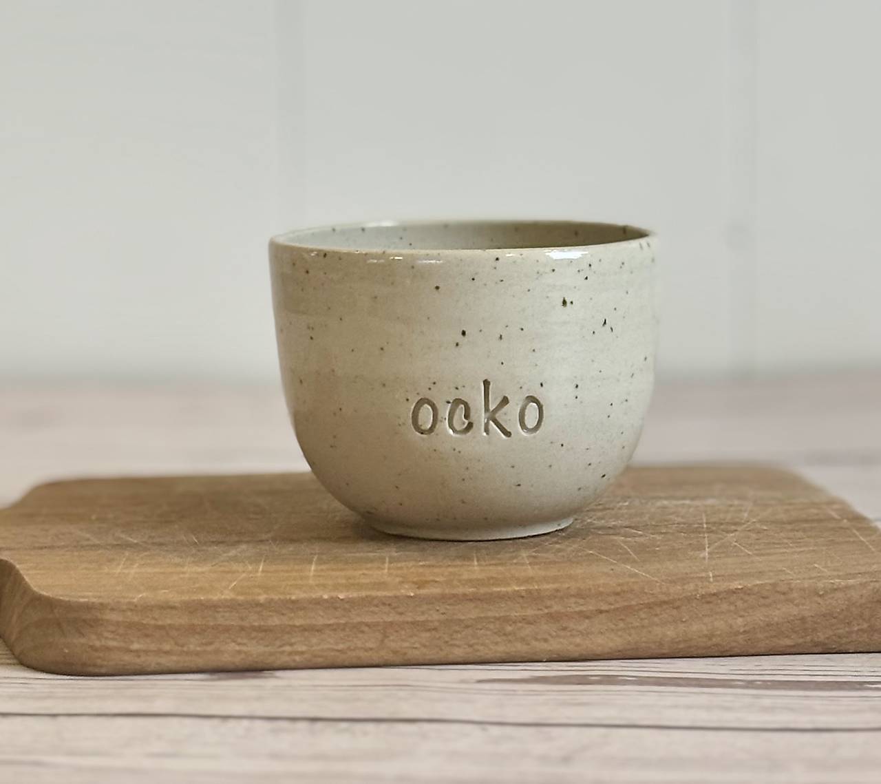 Simple - pohárik cappuccino ocko (200ml, bez uška)