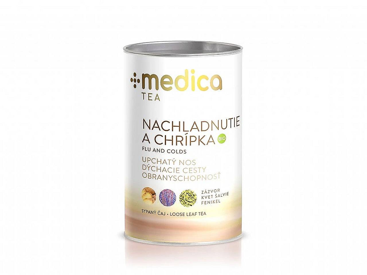 BIO čaj Nachladnutie a chrípka (80 g)