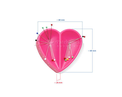 Magnetický ihelníček Srdce, Prym Love (610 284)