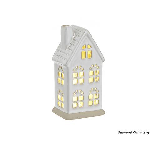 Polotovary - 	Domček - LED - 145 mm - 17140784_