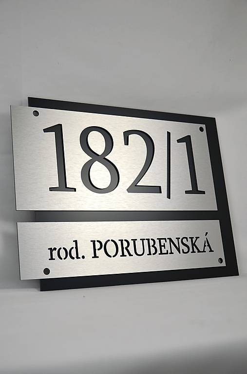 Tabuľky - Číslo na dom: Menovka - 17140718_