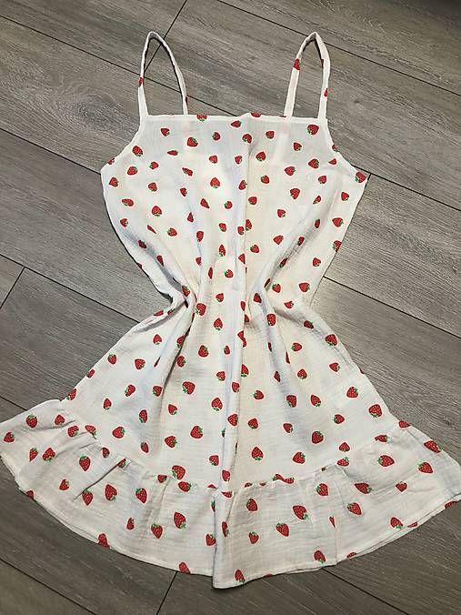 Nočná bielizeň - Nočná košielka - Jahôdka - 17142308_