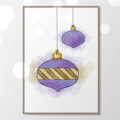 Grafika - Vianočná grafika Fancy ornament (vianočné dekorácie - pruhy - A4) - 17142433_