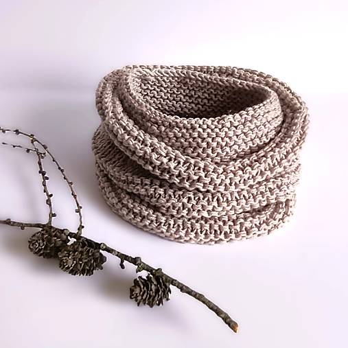 Šály a nákrčníky - Komín Tunel 100% Merino - 17145553_