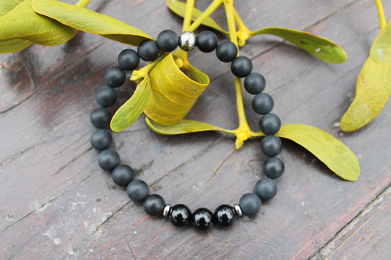 Pánsky náramok_Ónyx