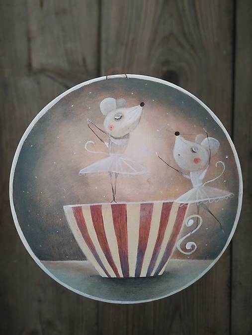 Obrazy - Tralala myšky. - 17148232_