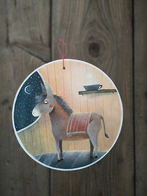 Obrazy -  Oslík Dobromír - 17148923_