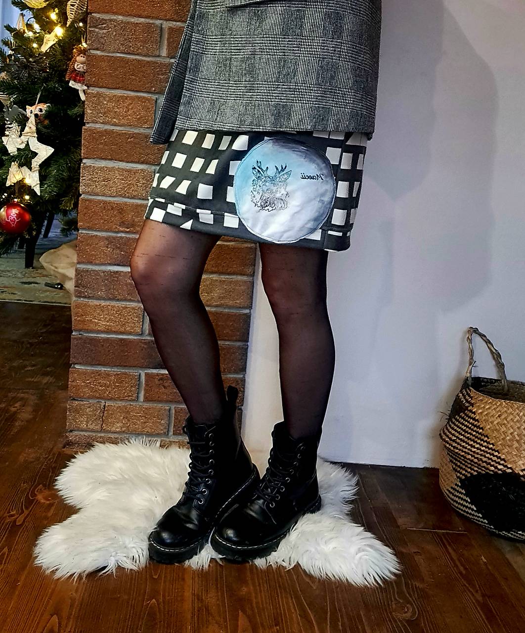 Sukně tepláková střední Mett