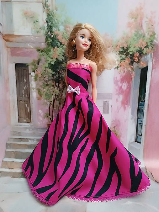 Hračky - Dlhé šaty pre Barbie  - 17150997_