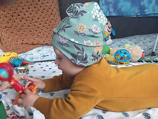 Detské čiapky - čiapka MINT - 17153762_