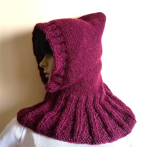 Čiapky, čelenky, klobúky - Kukla Balaclava merino/alpaka - 17155117_