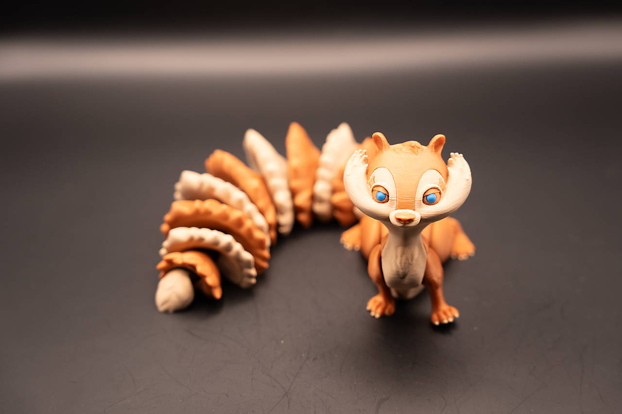 Veľkooká Veverička – Rozkošná kamarátka z lesa (dĺžka 18 cm)