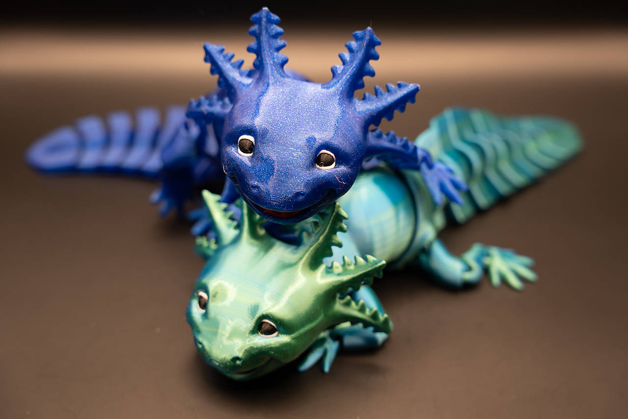 Flexibilný Axolotl