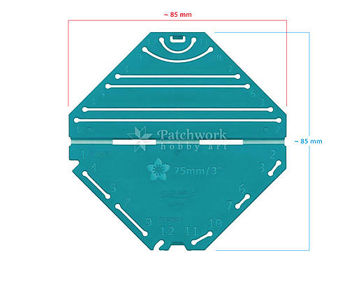 Kanzashi šablóna Clover (8483)