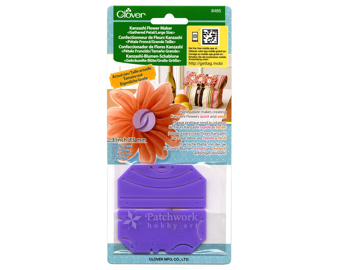 Kanzashi šablóna Clover (8485)