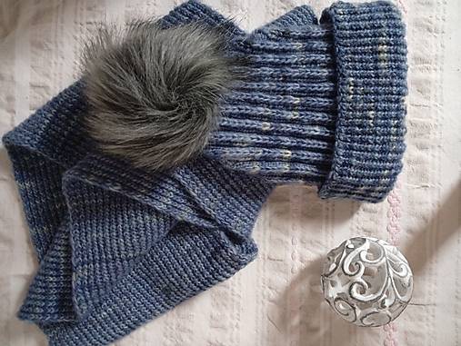 Čiapky, čelenky, klobúky - Set čiapka a nákrčník - 17155671_