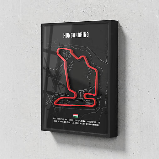 Obrazy - 3D poster Hungaroring Formula 1 - 17157443_
