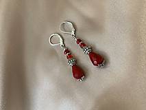 Náušnice - náušnice červené - 17160819_