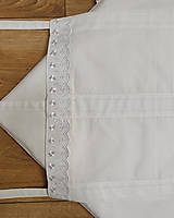 Detský textil - Madeirová zavinovačka vhodná na krst - M12 - 17162112_