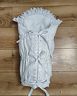 Detský textil - Madeirová zavinovačka vhodná na krst - M12 - 17162114_