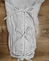Detský textil - Madeirová zavinovačka vhodná na krst - M12 - 17162115_