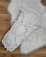 Detský textil - Madeirová zavinovačka vhodná na krst - M12 - 17162117_