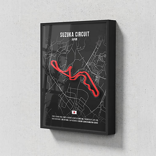 Obrazy - 3D poster Suzuka Japanese Grand Prix Formula 1 - 17164168_