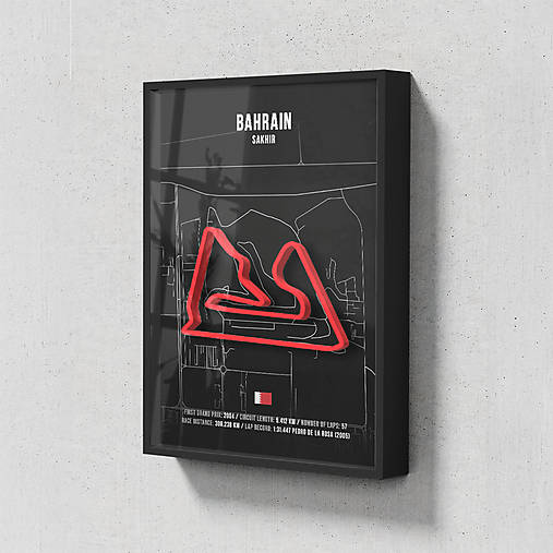 Obrazy - 3D poster Bahrain-Sakhir Grand Prix Formula 1 - 17164186_